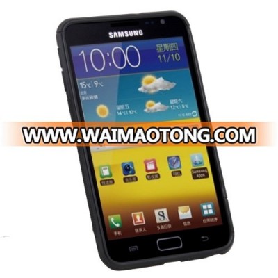 TOOGOO Hybrid gel with stand TPU cover case for Samsung Galaxy Note i9220 N7000 -Black